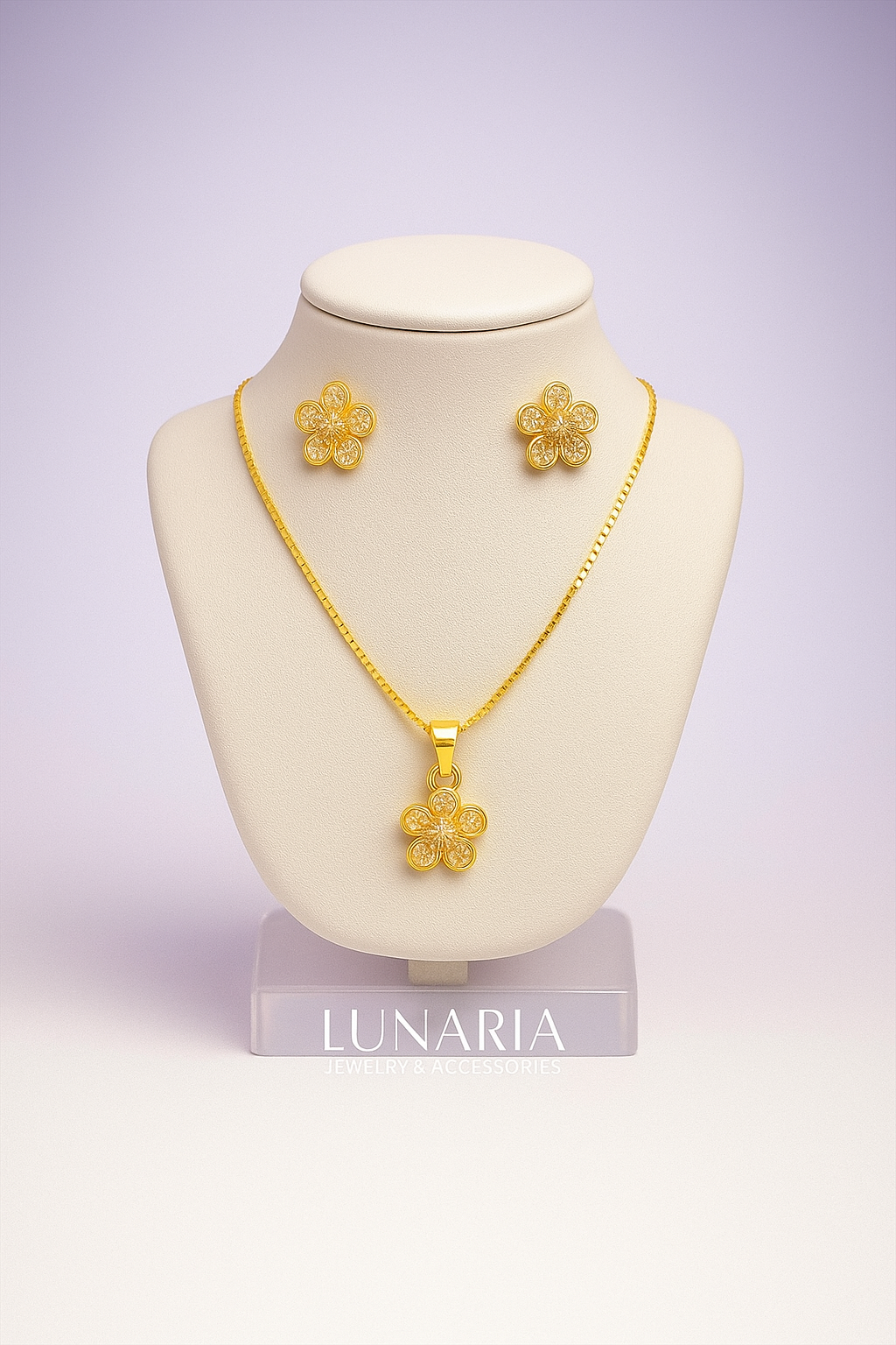 Set de Collar y Aretes