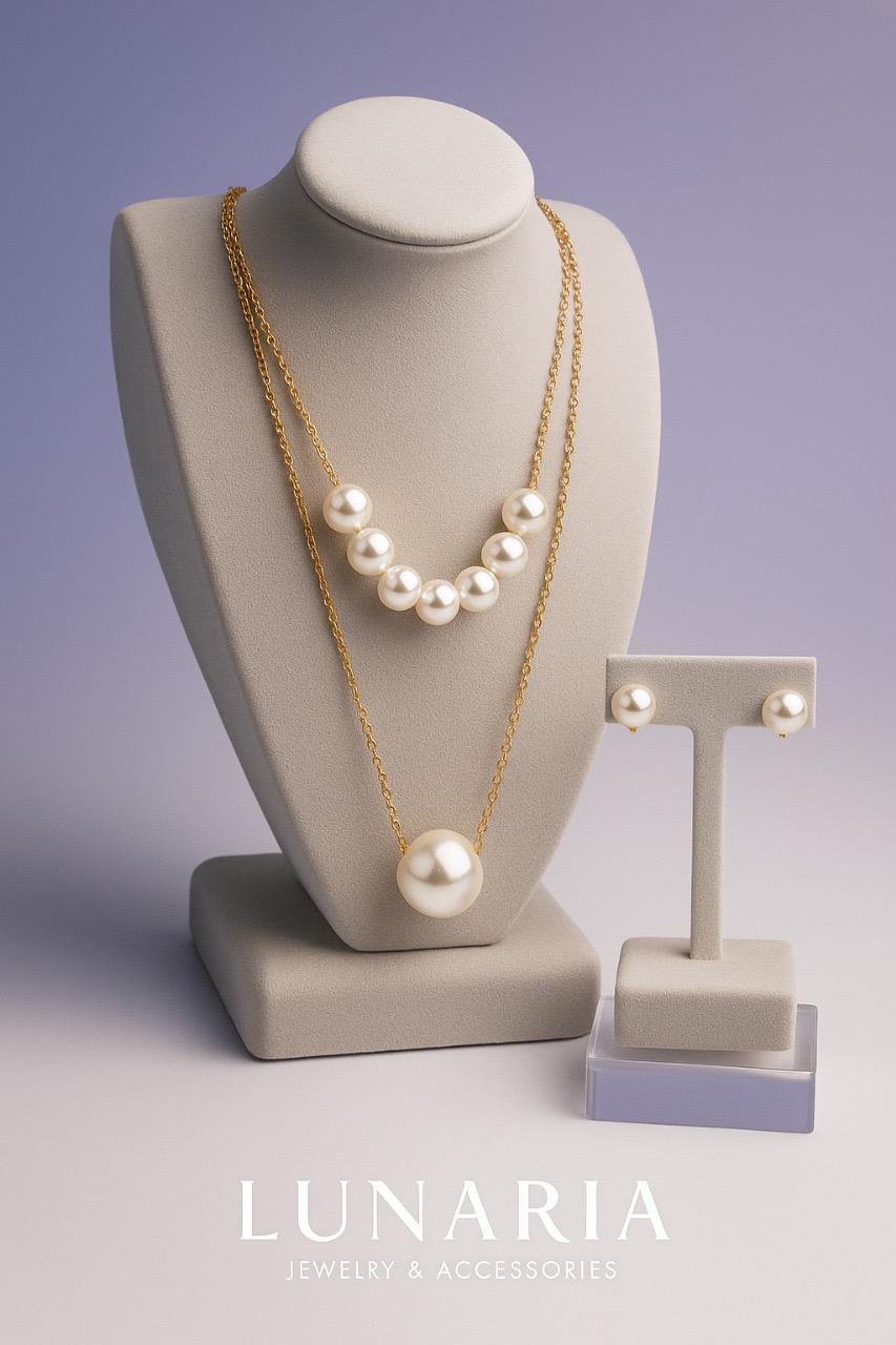 Set de Collar y aretes