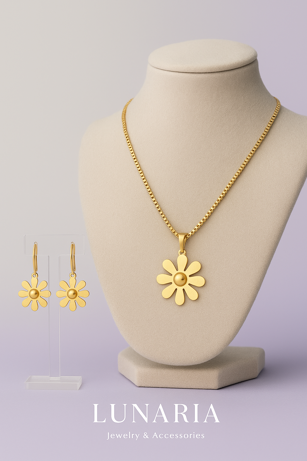 Set de Collar y aretes