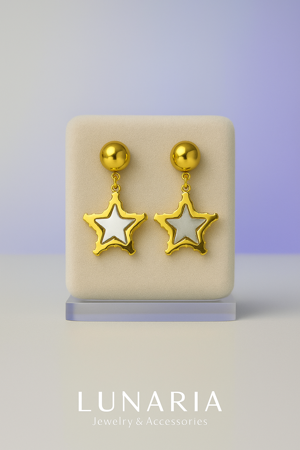 Aretes Estrella Lego