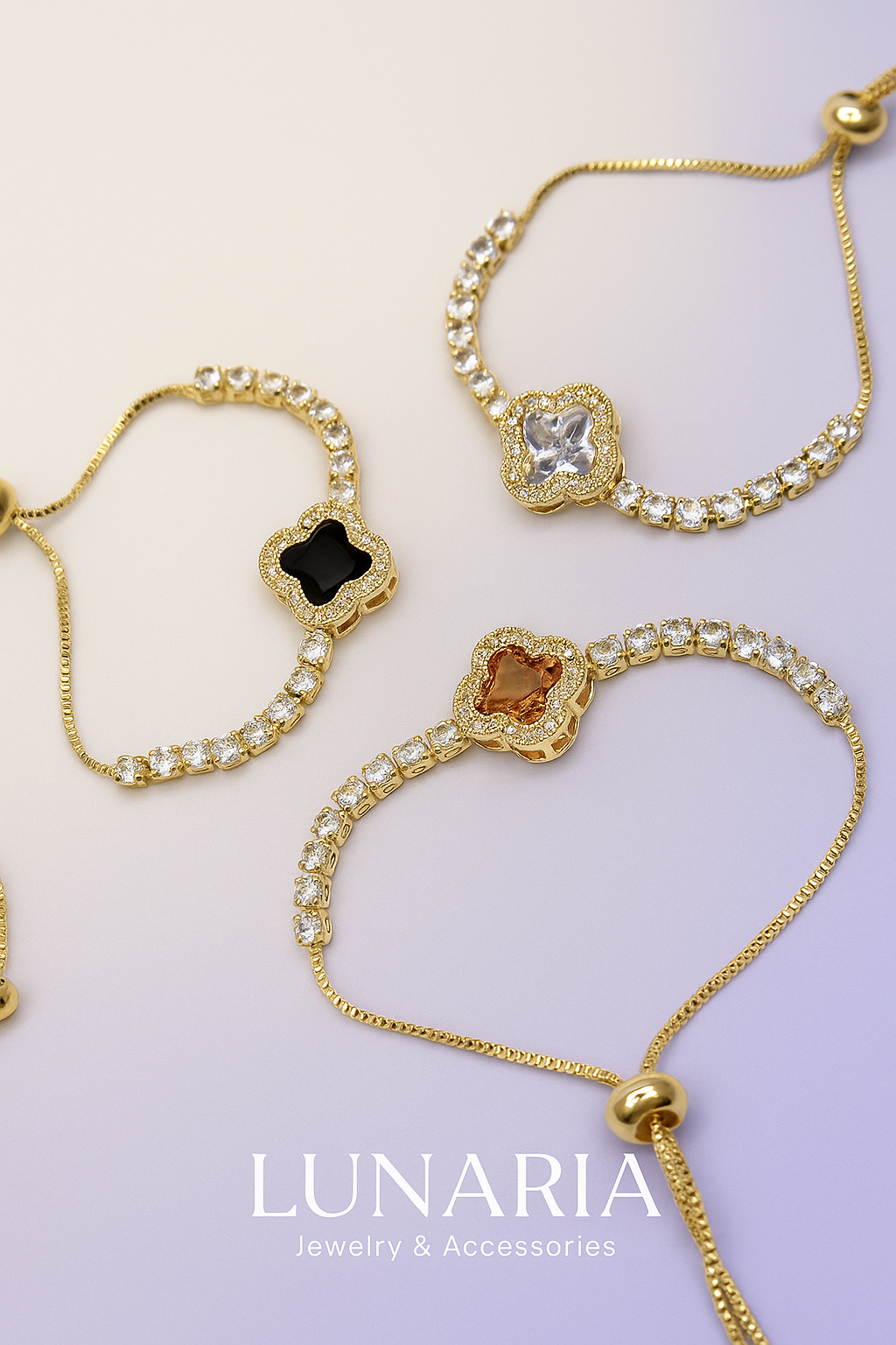 Puseras de Trebol con Circones