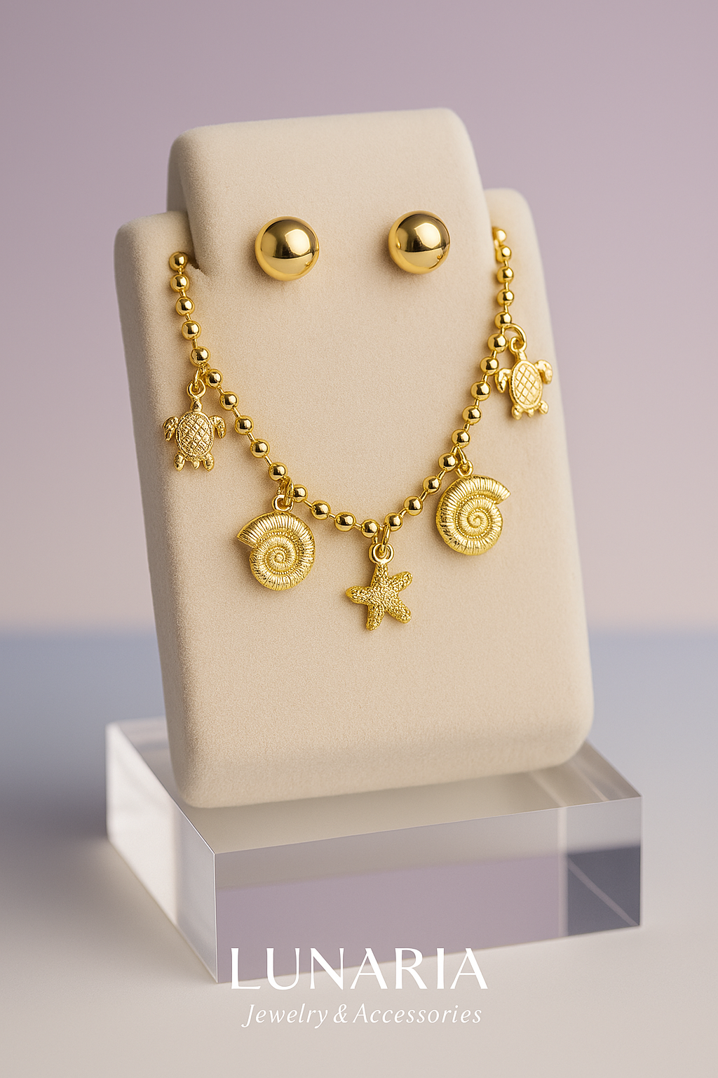 Set de Collar y Aretes