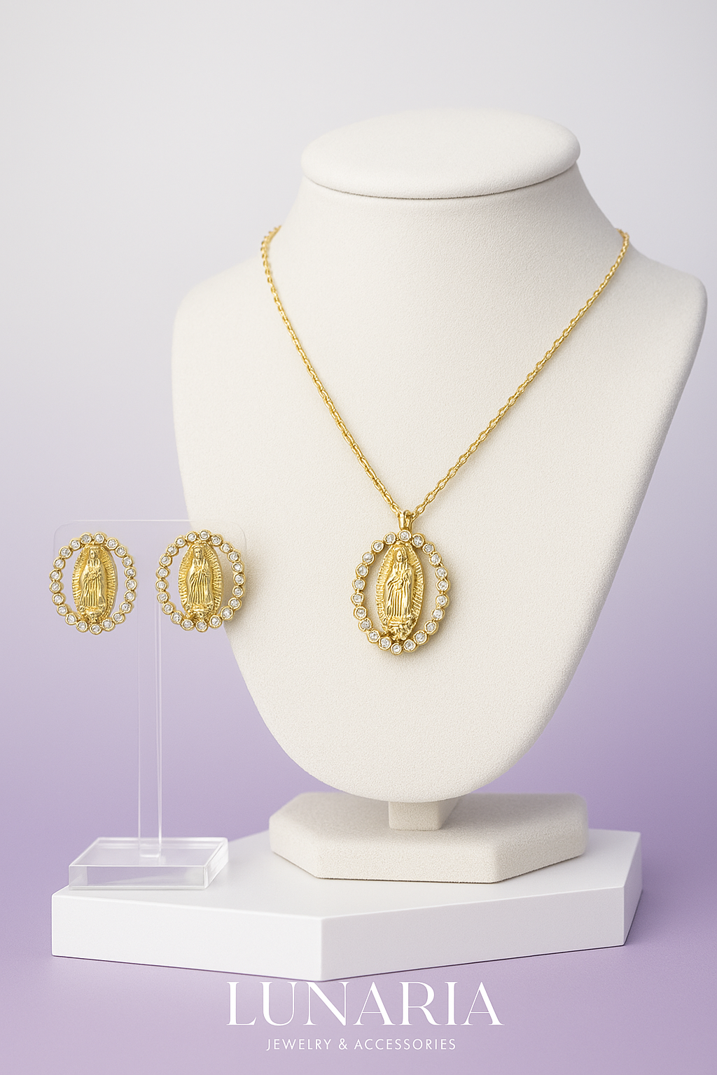 Set de Collar y aretes