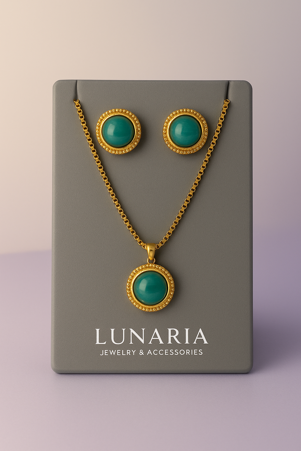 Set de Collar y aretes