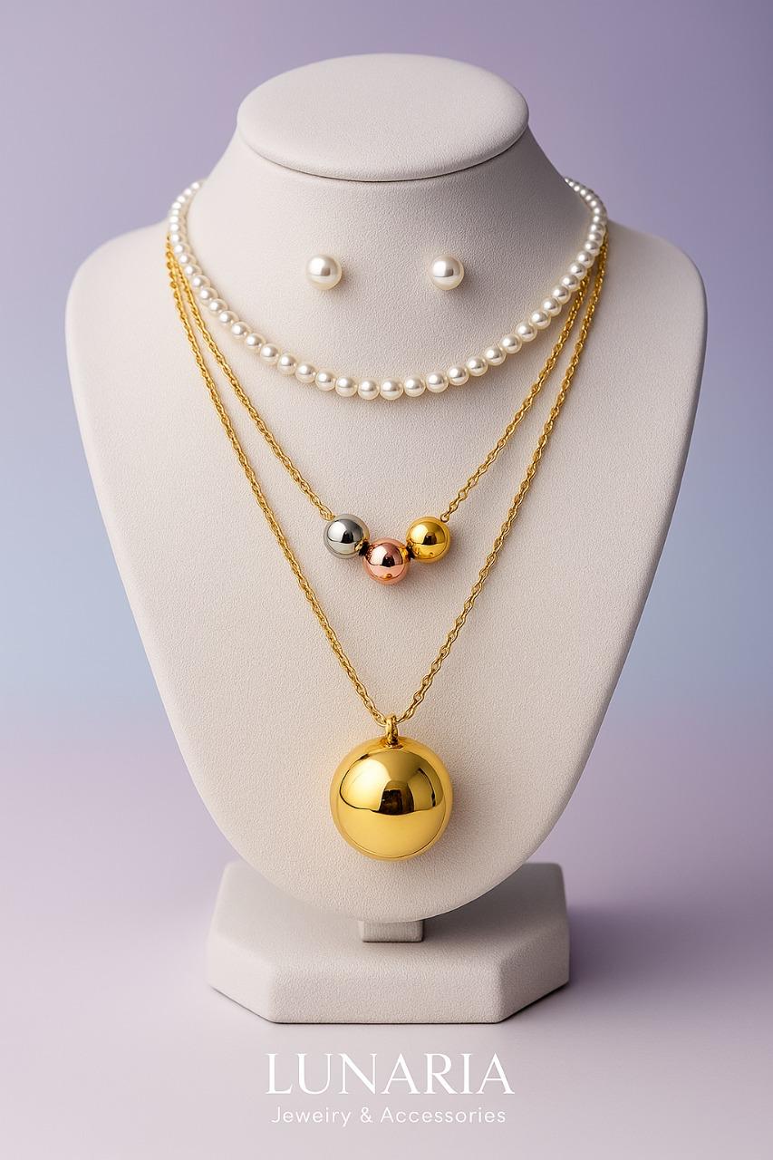 Set de Collar y Aretes