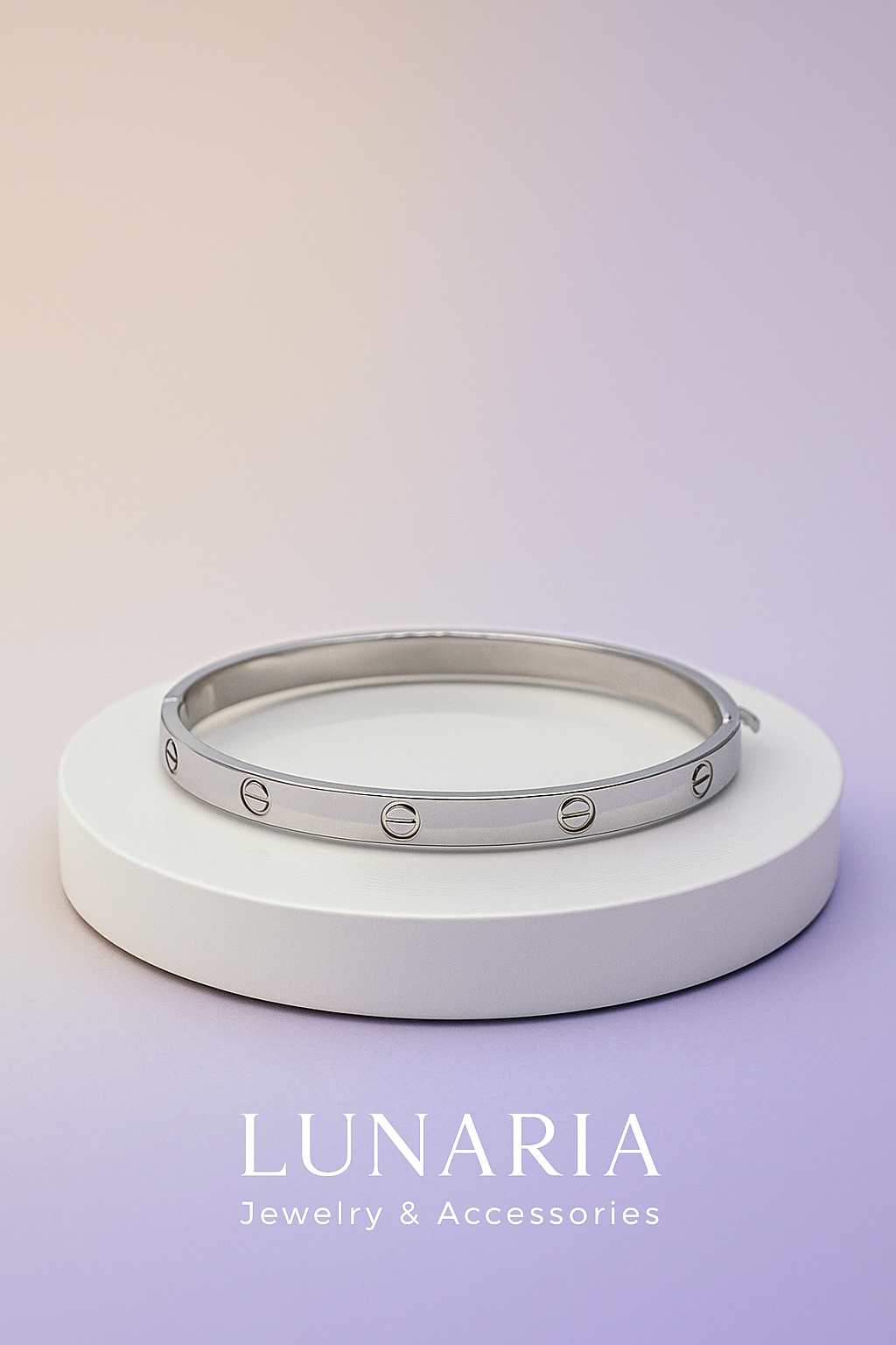 Brazalete Aro Plateado