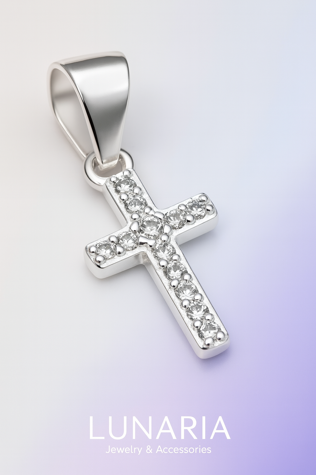 Dije Cruz Diamantada