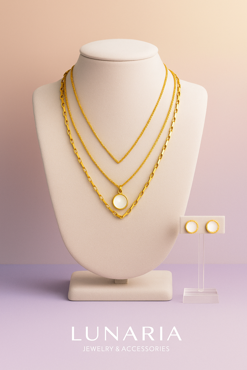 Set de Collar y aretes