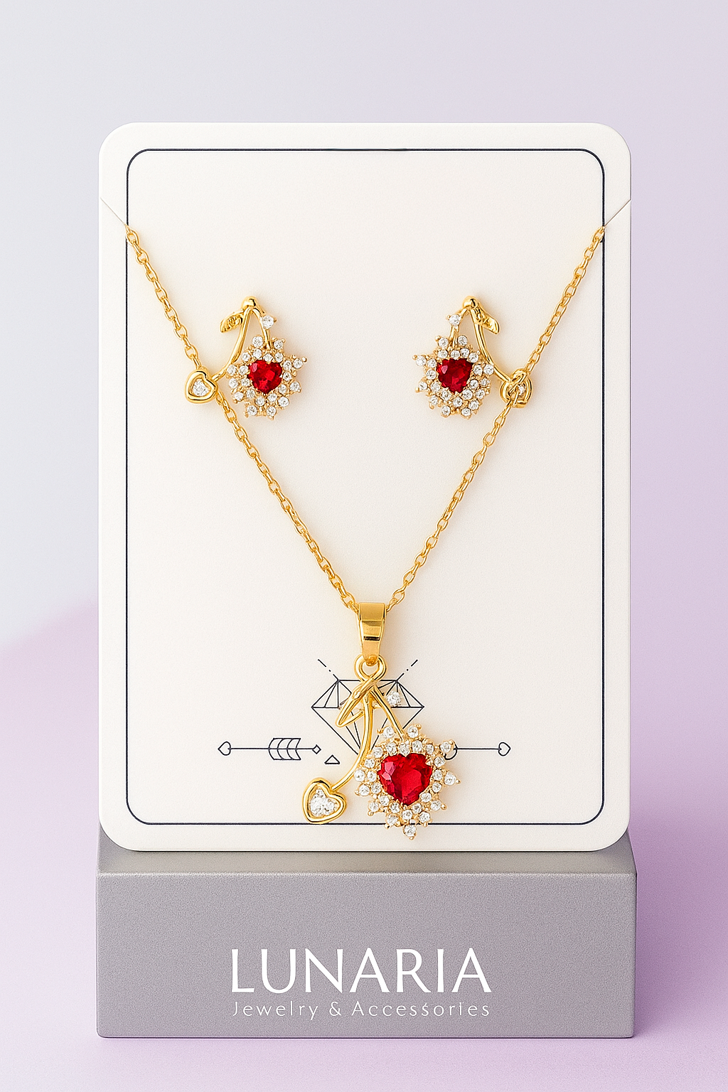 Set de Collar y Aretes