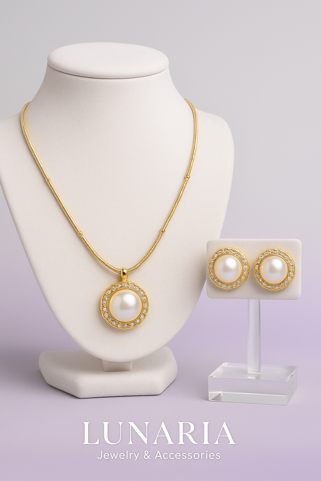 Set de Collar y aretes