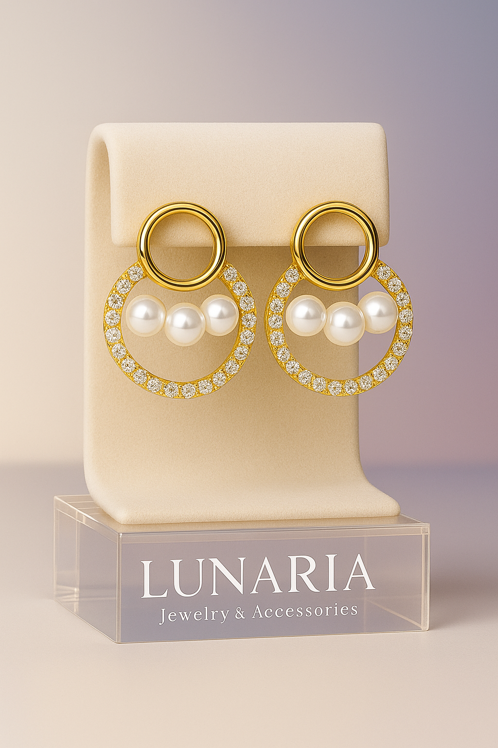 Aretes Estelar Perlado