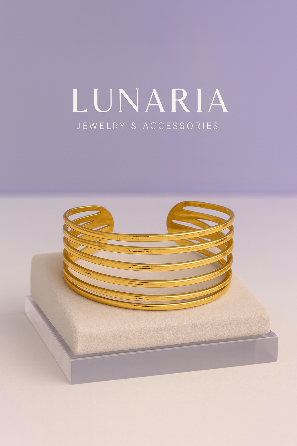 Brazalete Lira Dorada