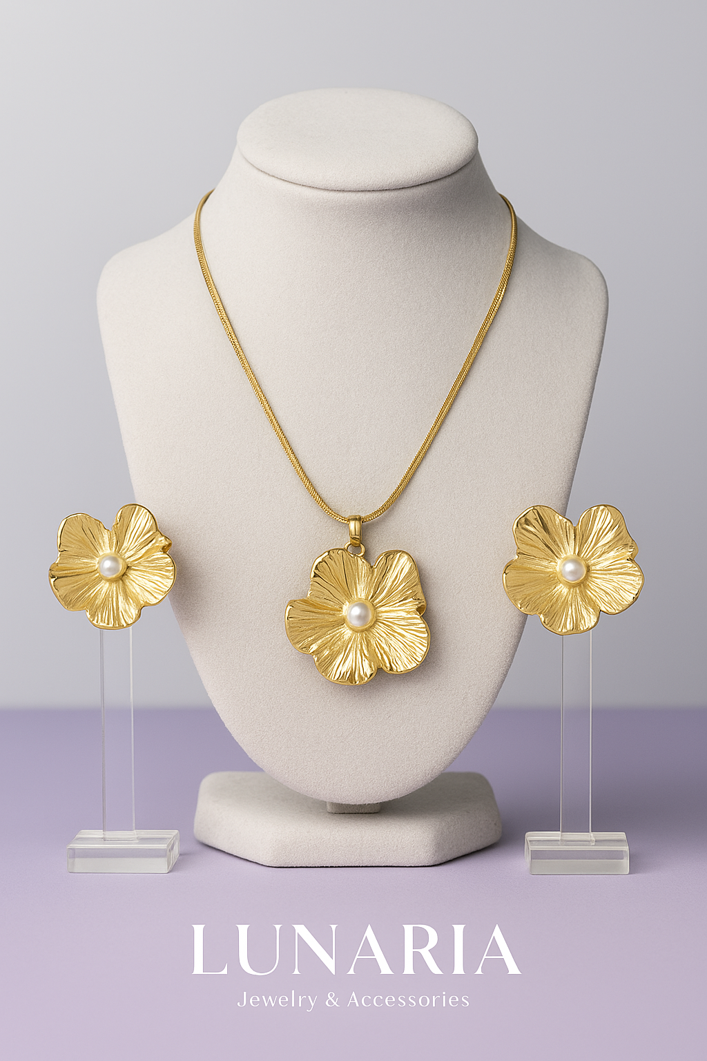 Set de Collar y aretes