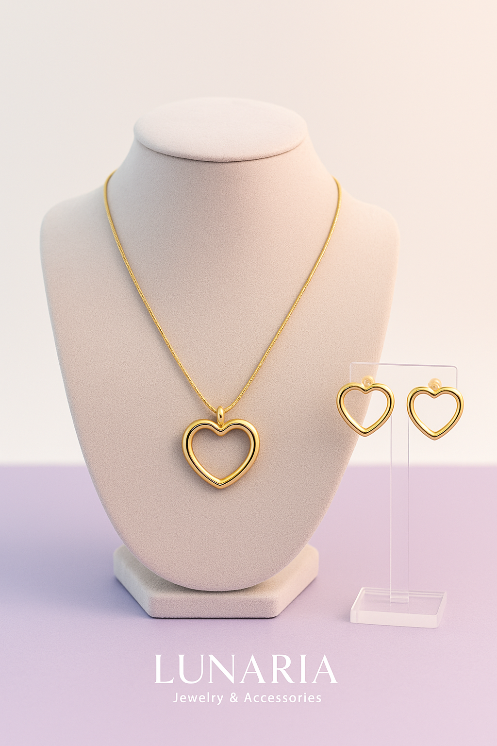 Set de Collar y aretes