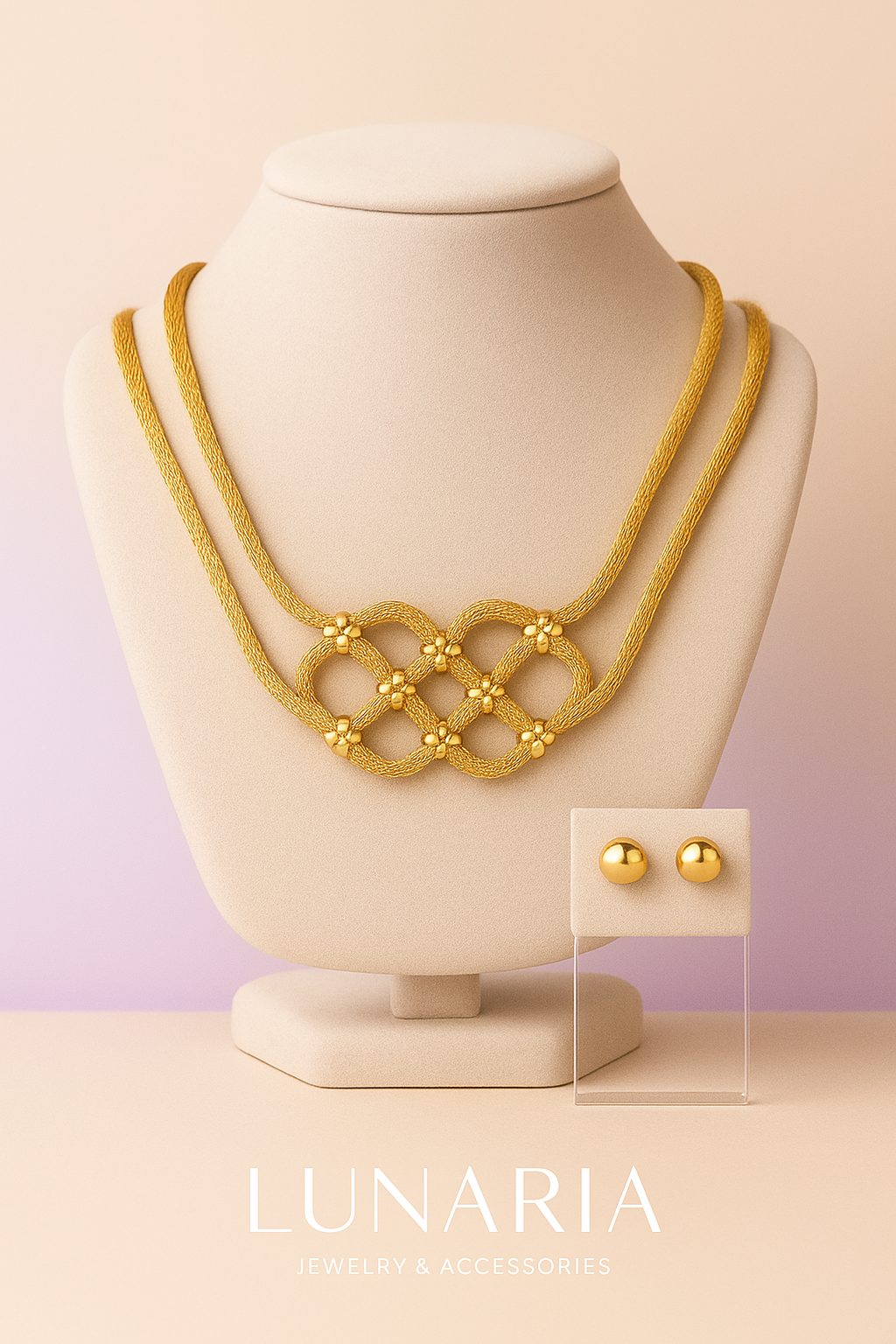 Set de Collar y aretes