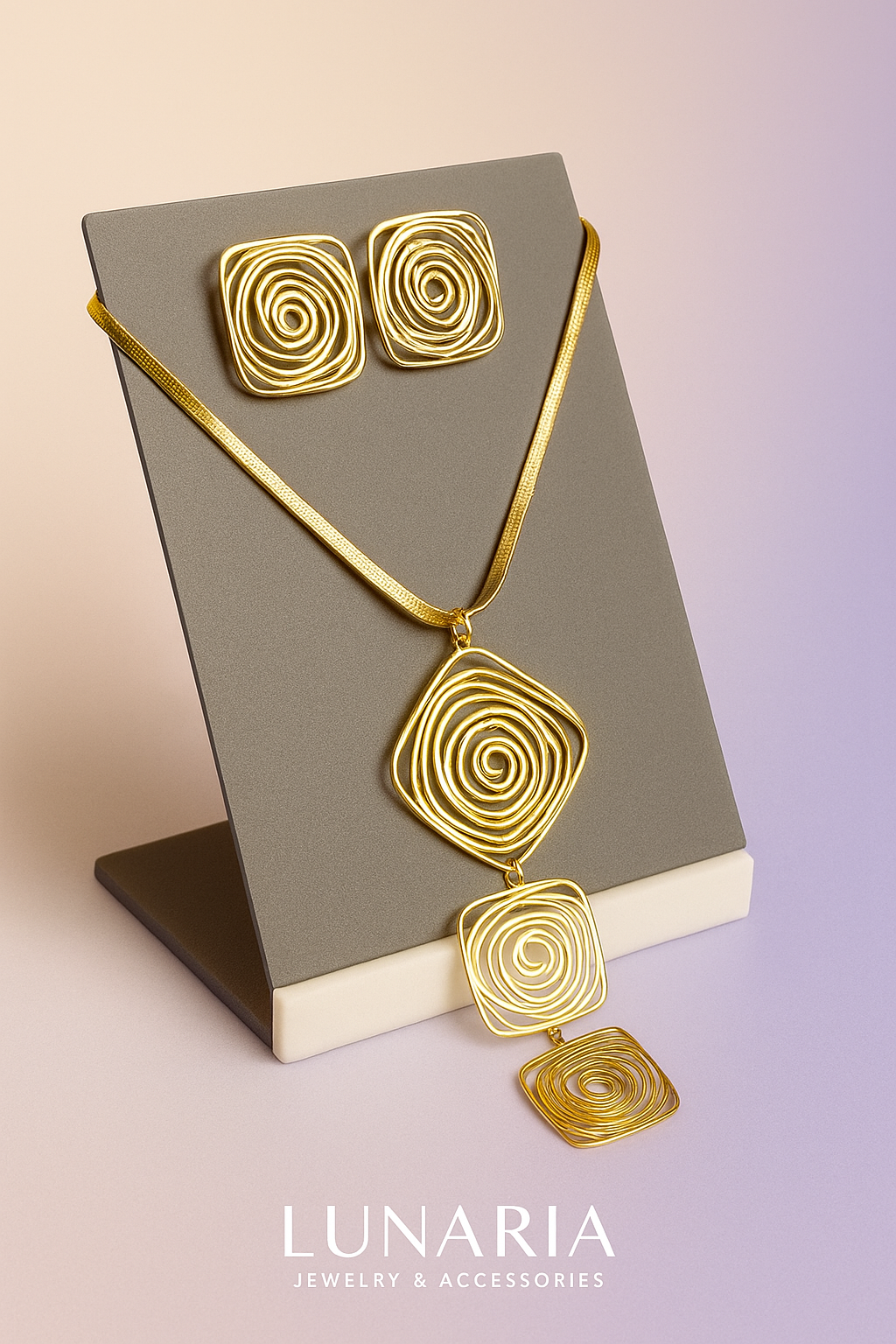 Set de Collar y aretes