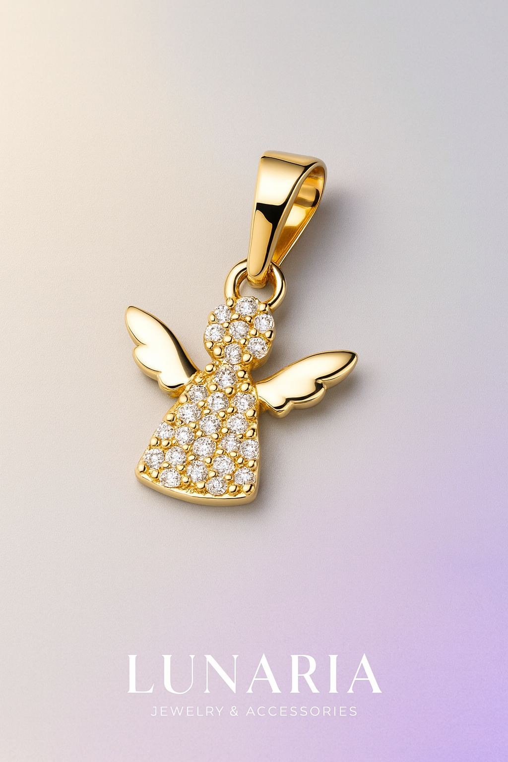 Dije Angel Diamantado