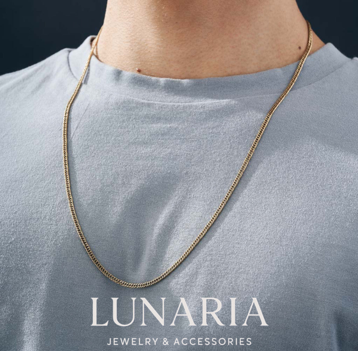 Cadena Tejido Barbado 60 cm