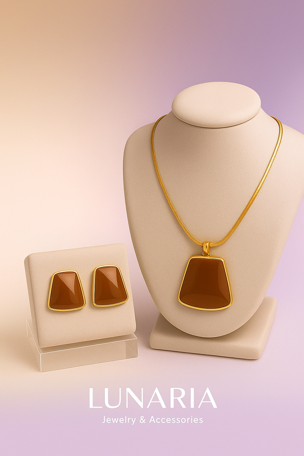 Set de Collar y aretes