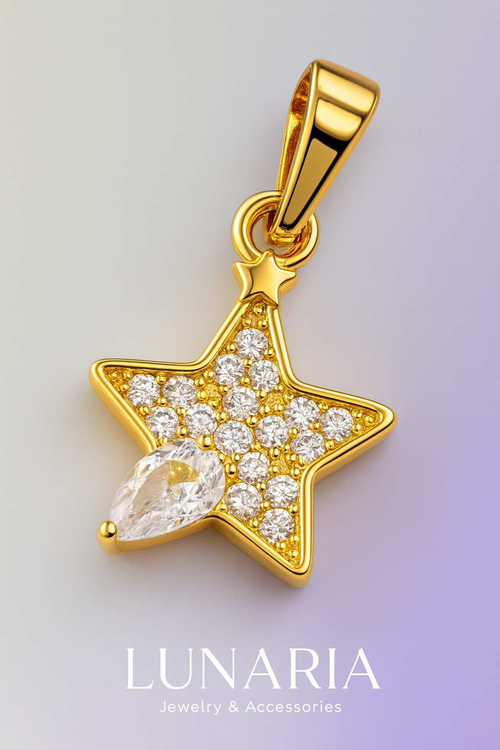 Dije Estrella Diamantada