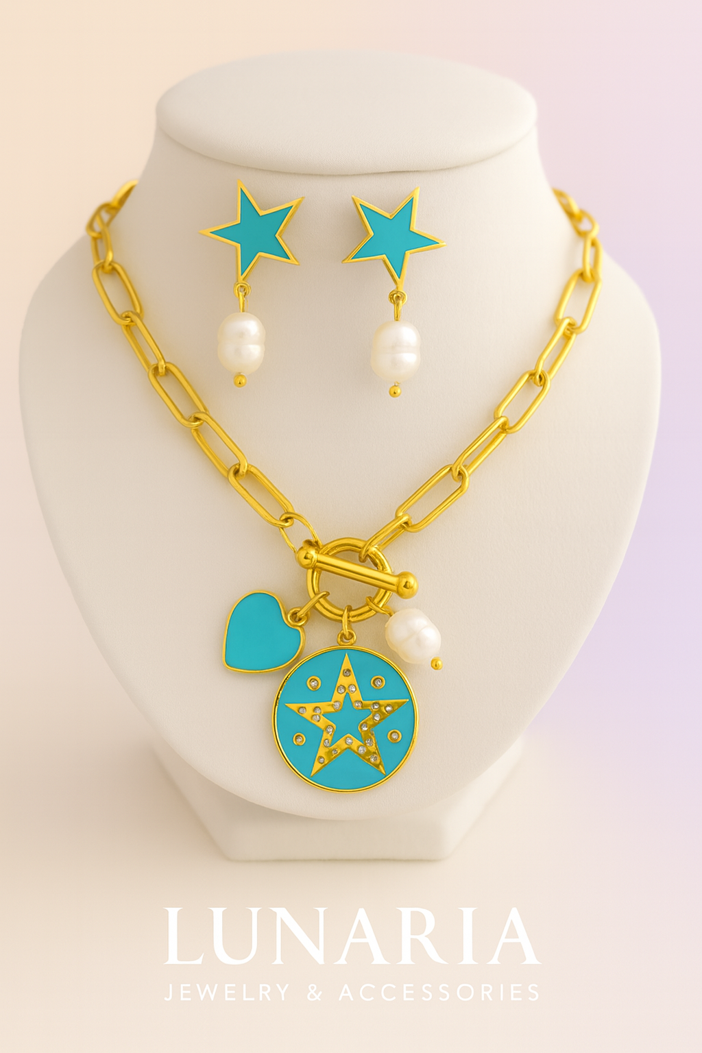 Set de Collar y aretes