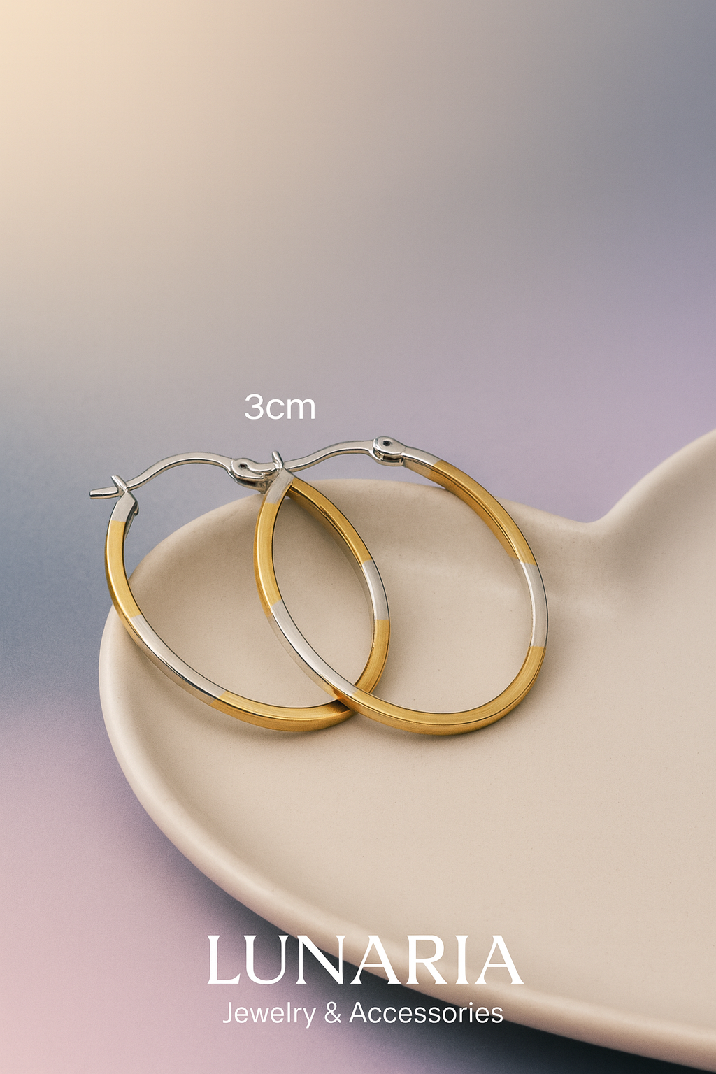 Candonga Ovalada Lisa Bicolor