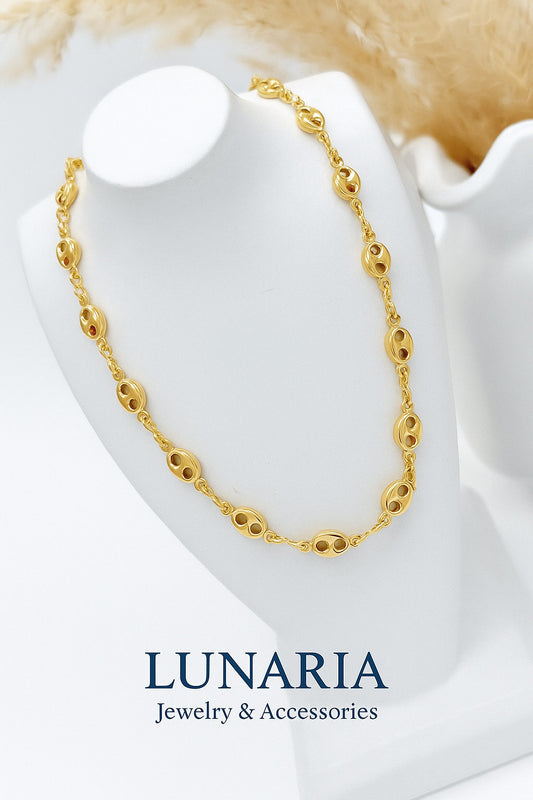 Cadena Tejido Gucci Gruesa 45 cm