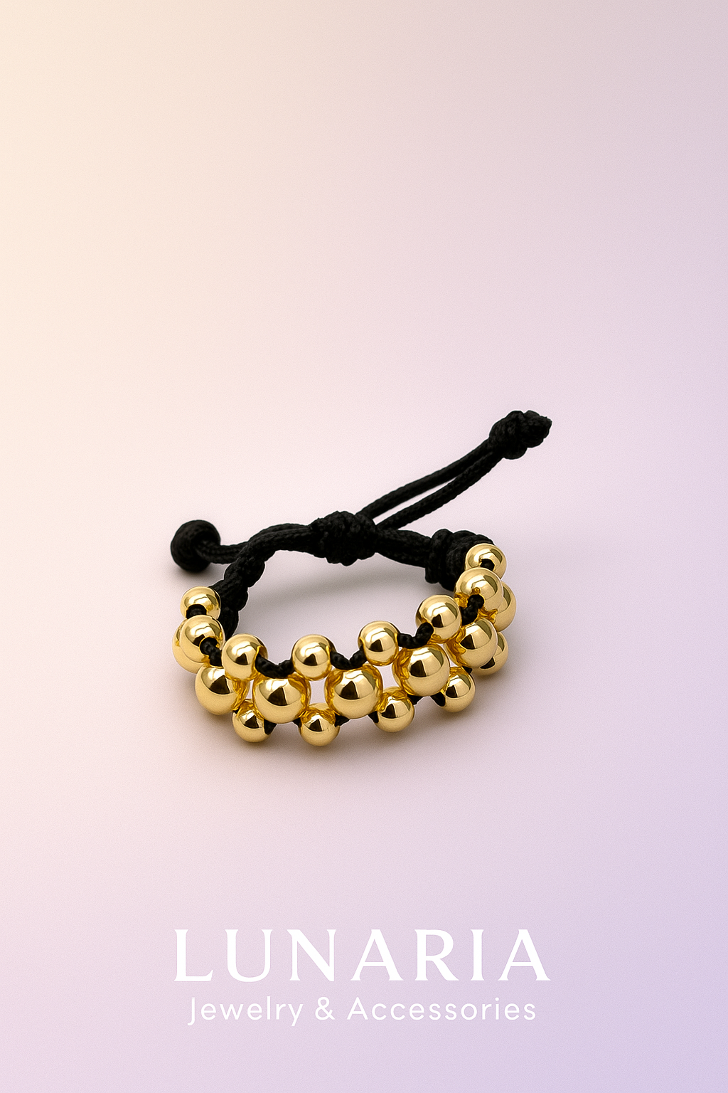 Anillo Tejido Tres Hileras