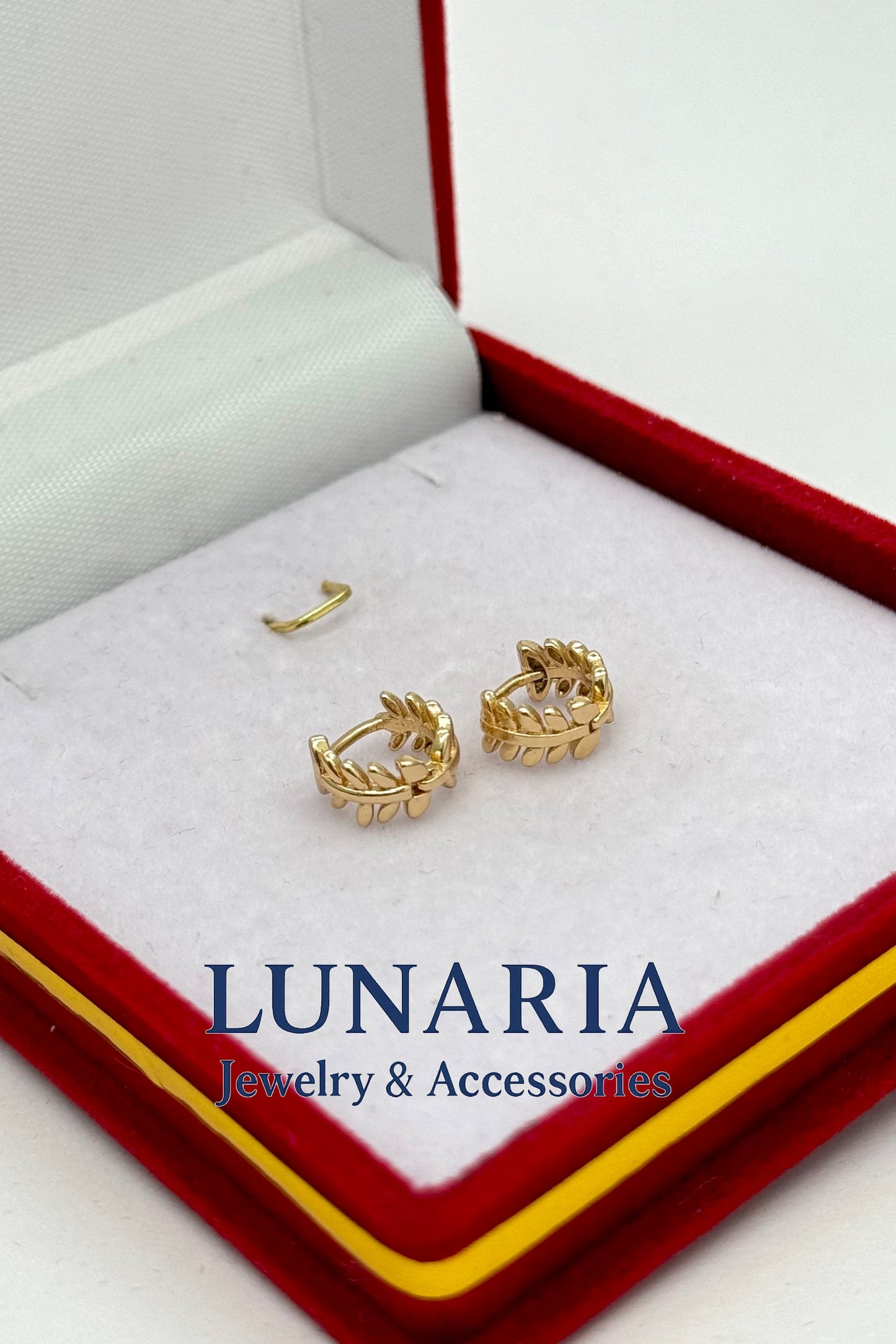 Candongas Tipo Huggies de Hojas