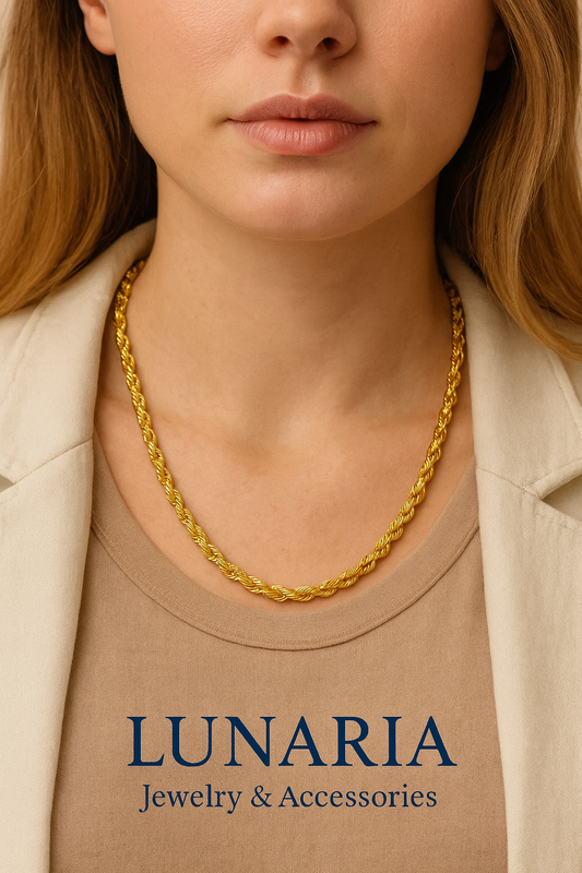 Cadena Tejido Lazo Gruesa 50 cm