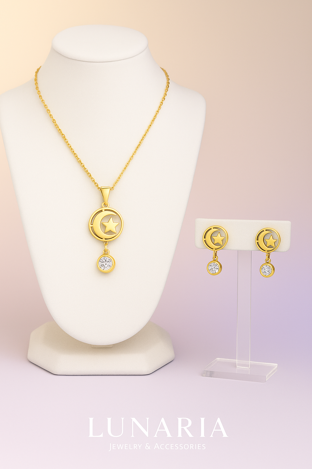 Set de Collar y aretes