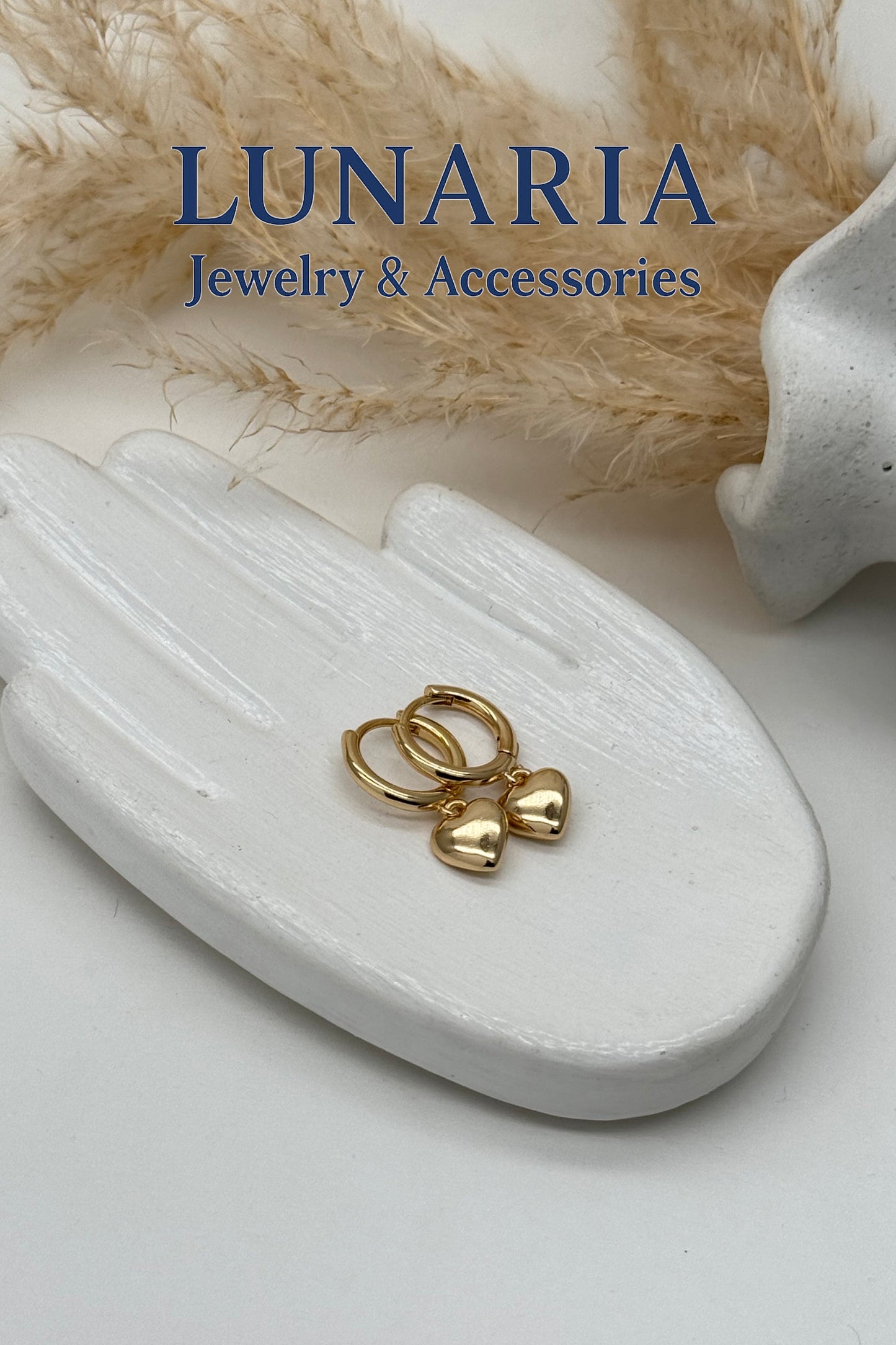 Aros con Dije de Corazon