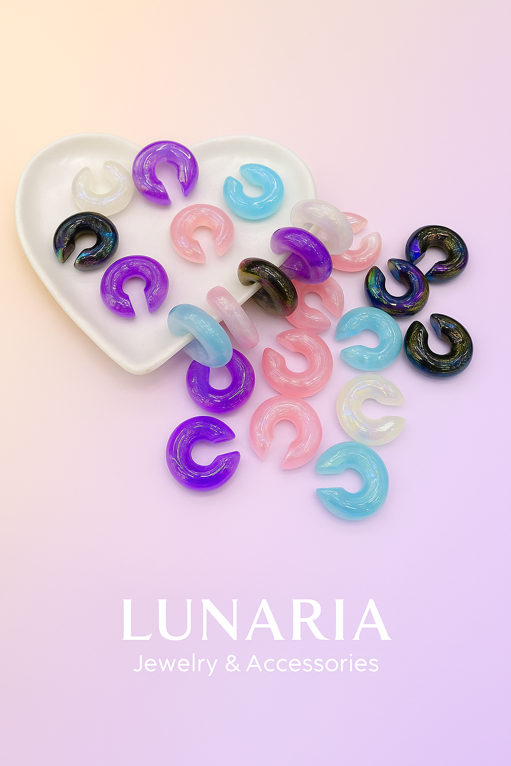 Ear Cuff Donas Coloridas