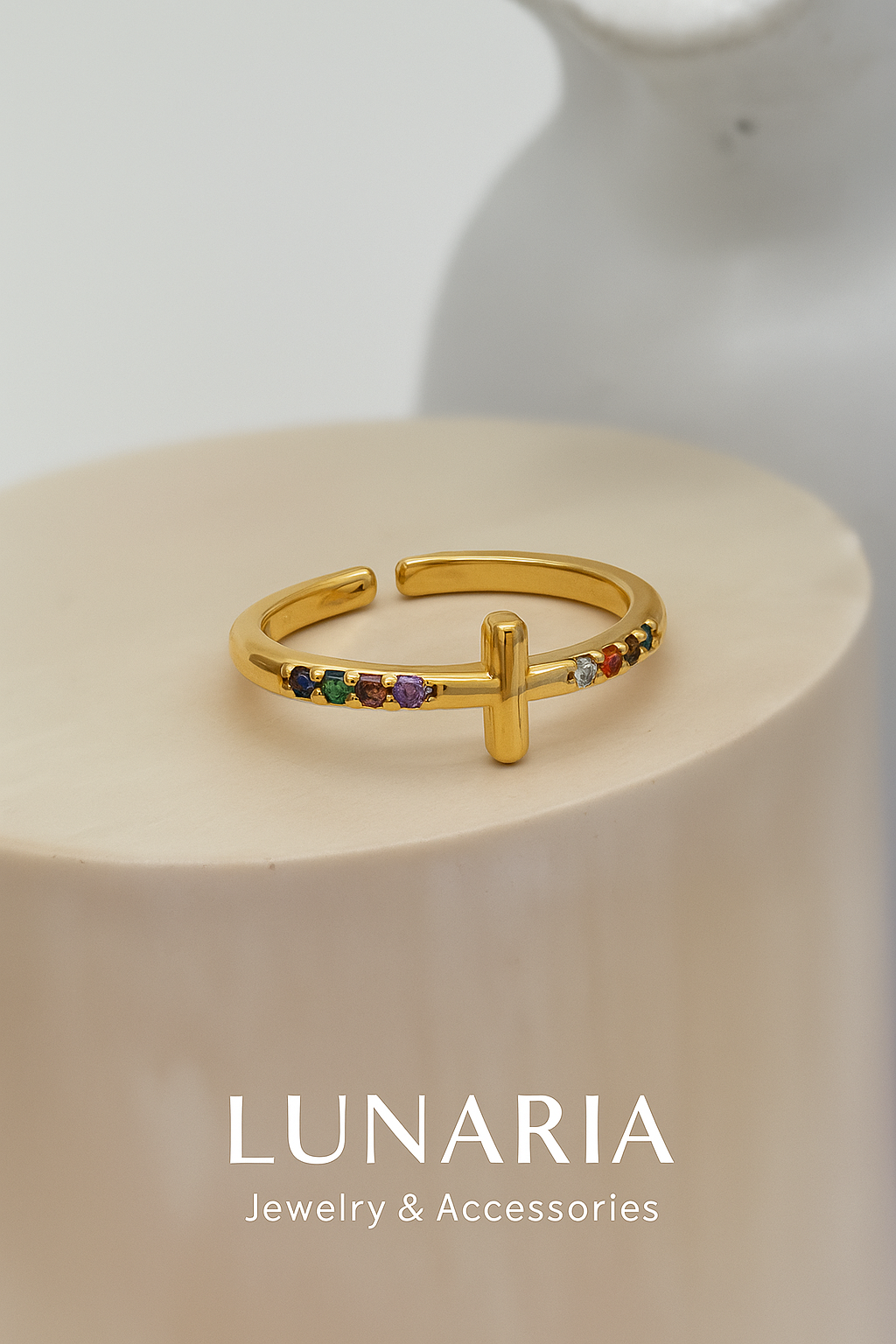 Anillo Circon Colorido