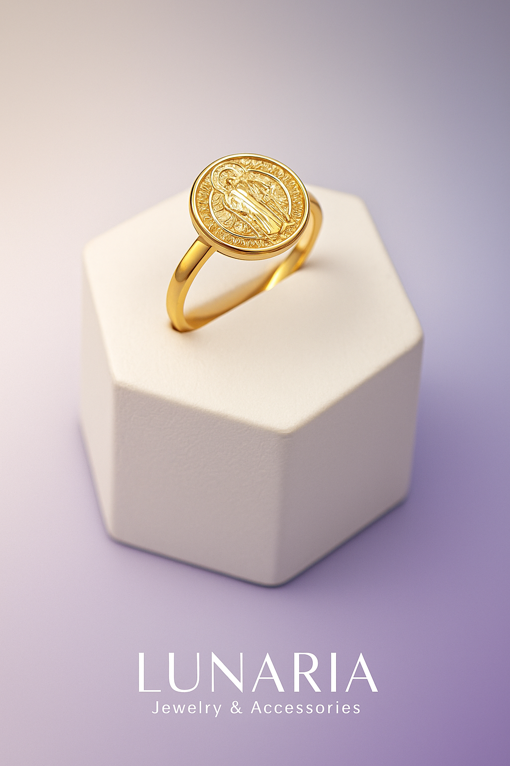 Anillo Placa San Benito