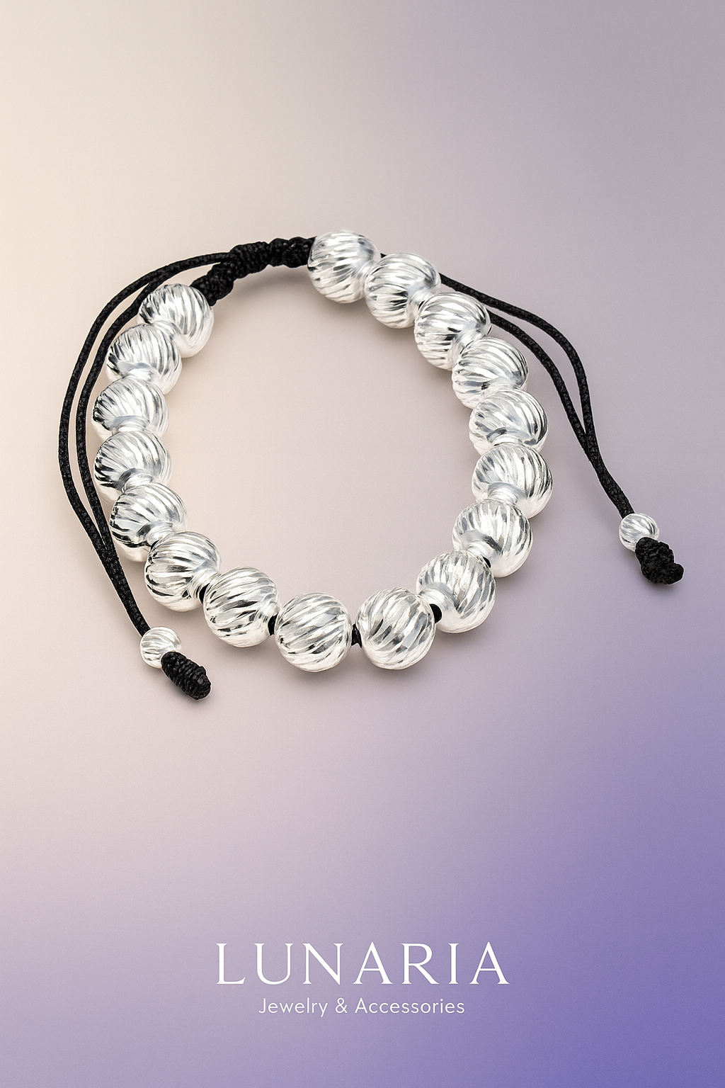 Pulsera Tejida Balin Diamantado #8