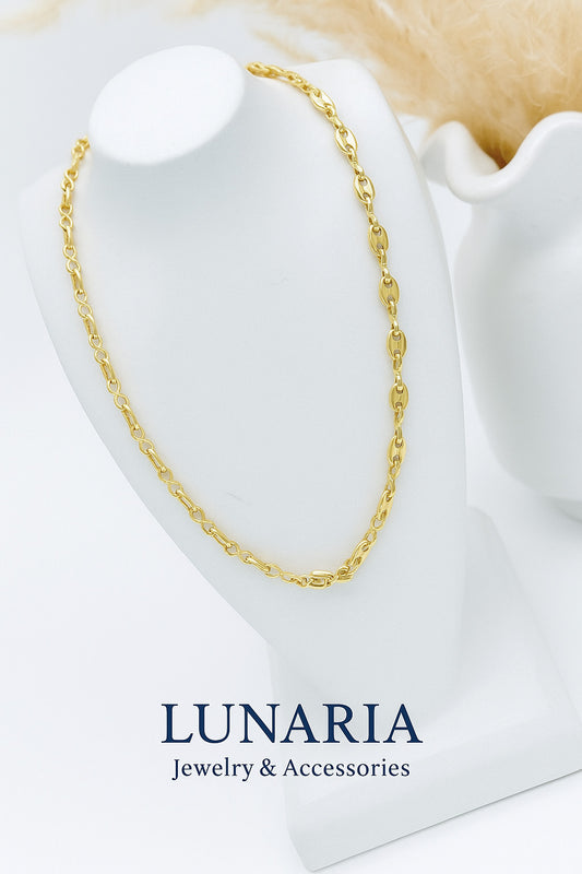 Cadena Tejido Gucci Gruesa 50 cm