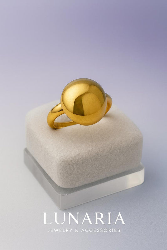 Anillo Circulo Dorado