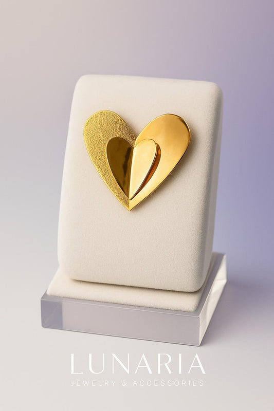 Prendedor Latido Dorado