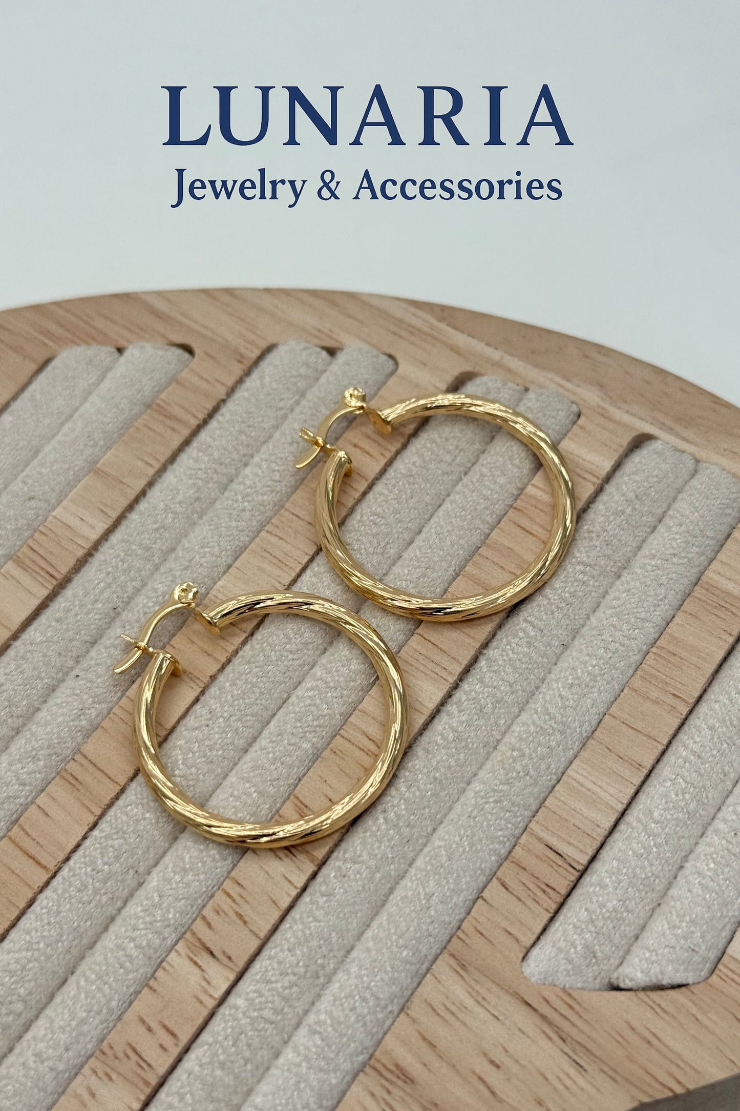 Candongas en Oro Laminado 18k