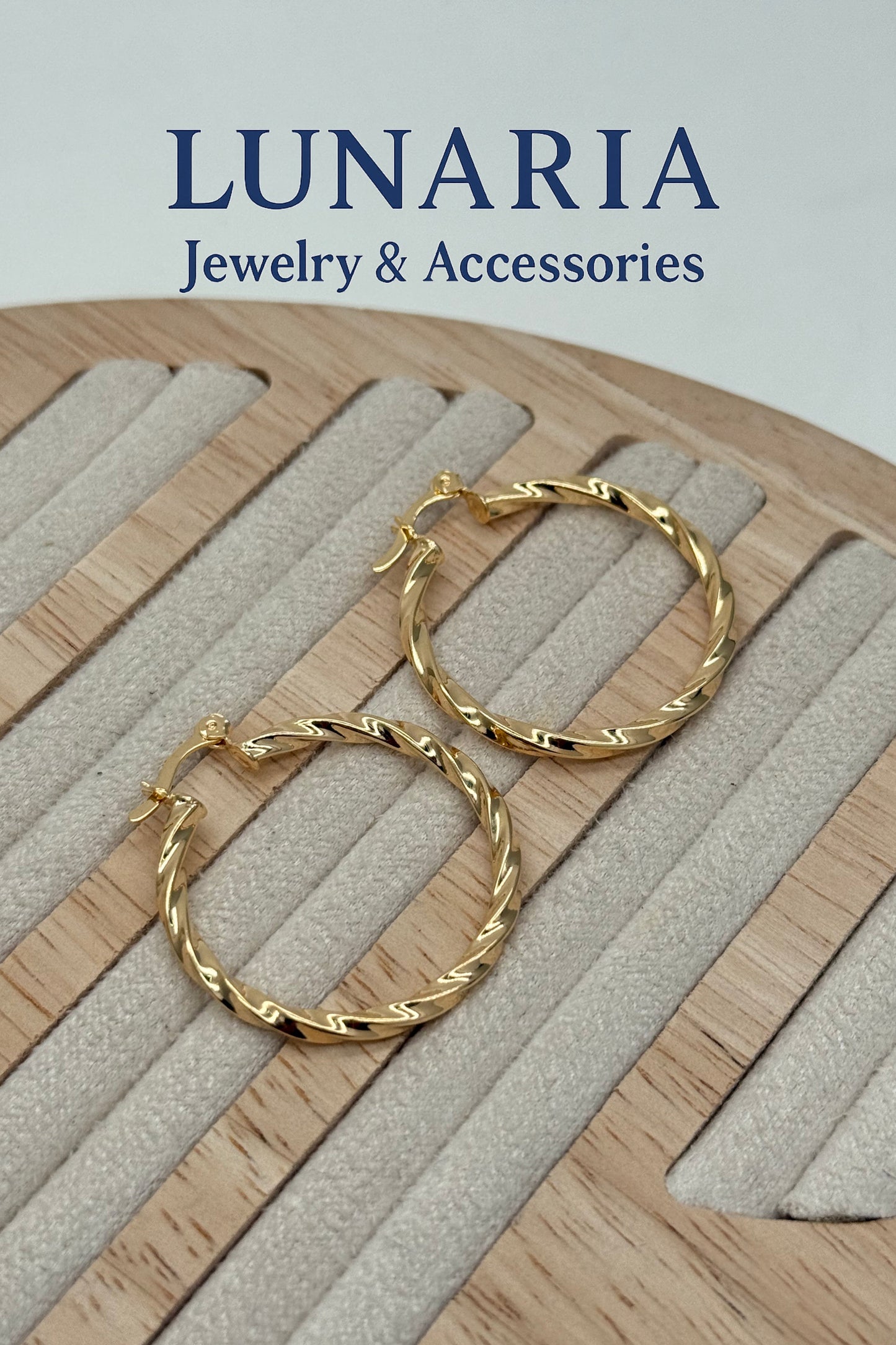 Candongas en Oro Laminado 18k