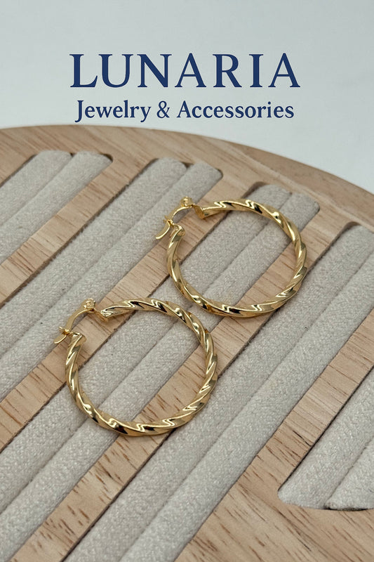 Candongas en Oro Laminado 18k