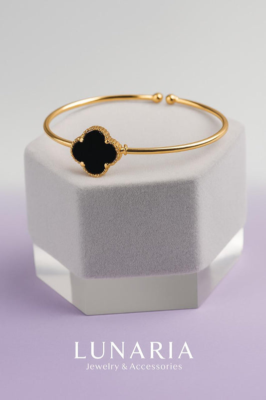 Brazalete Trebol Negro