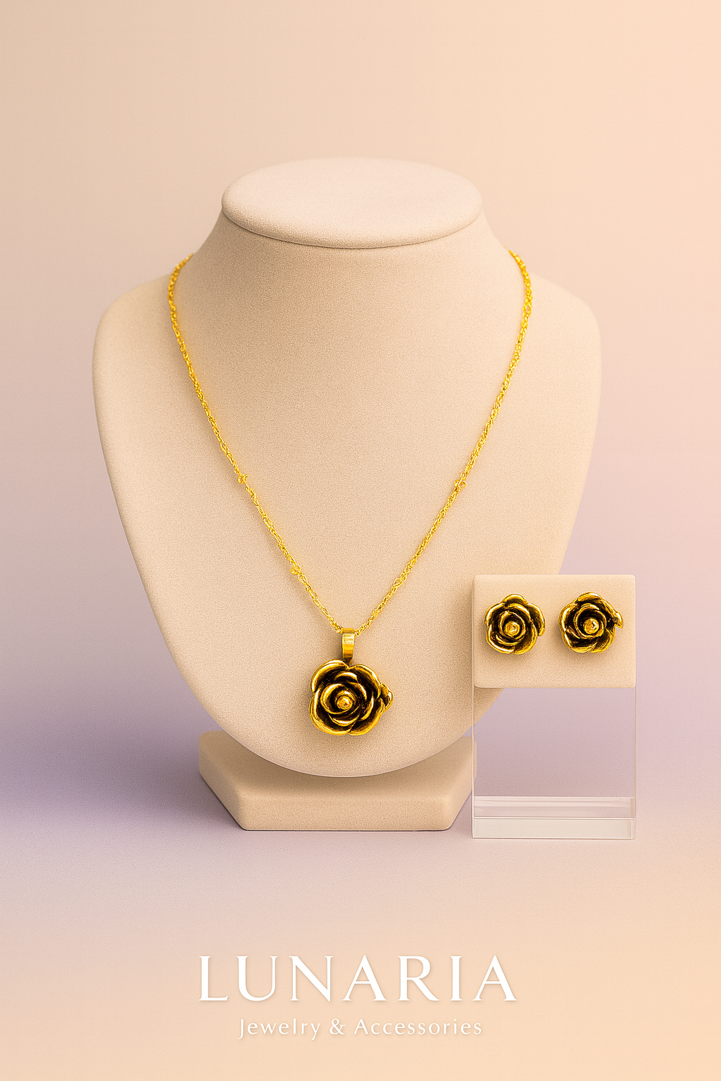 Set de Collar y aretes