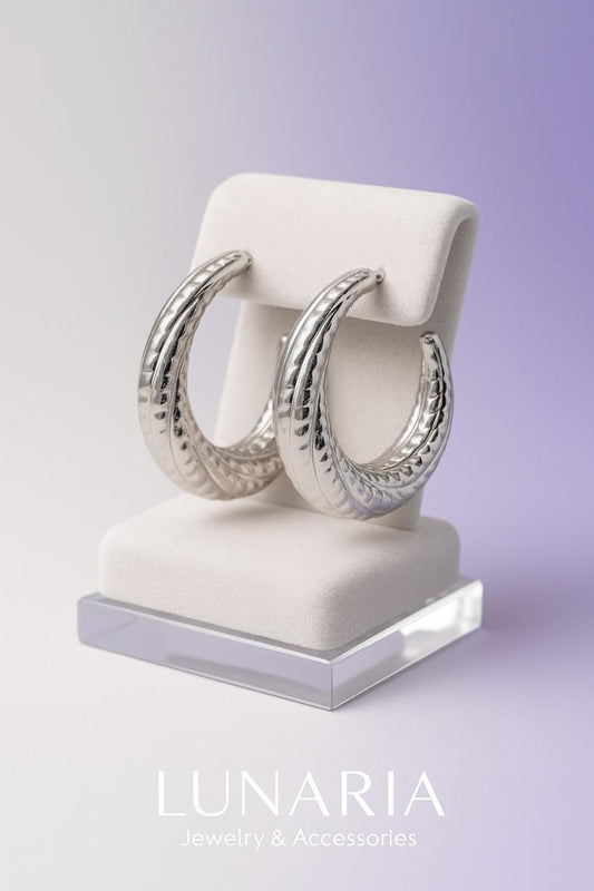 Candongas Luna Plateada