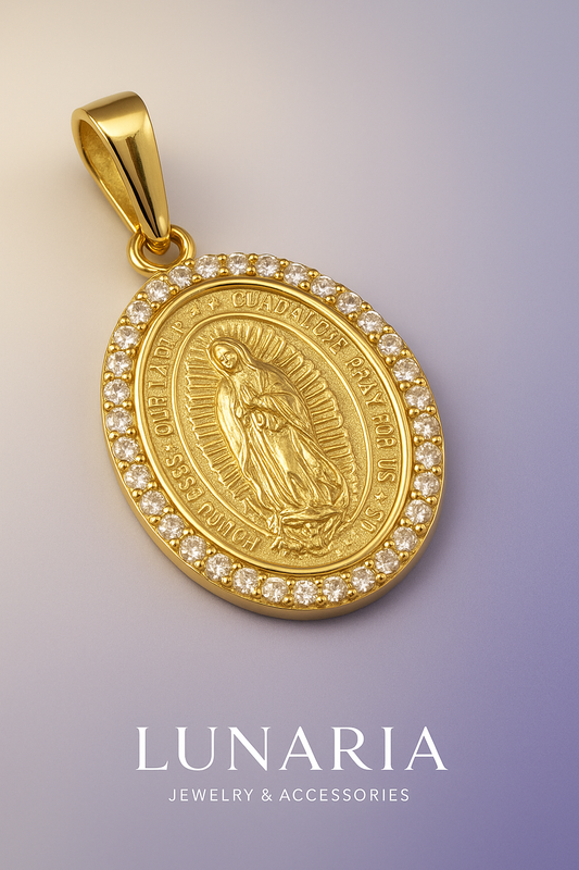 Dije Placa Virgen de Guadalupe