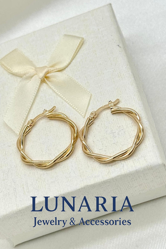 Candongas en Oro Laminado 18k