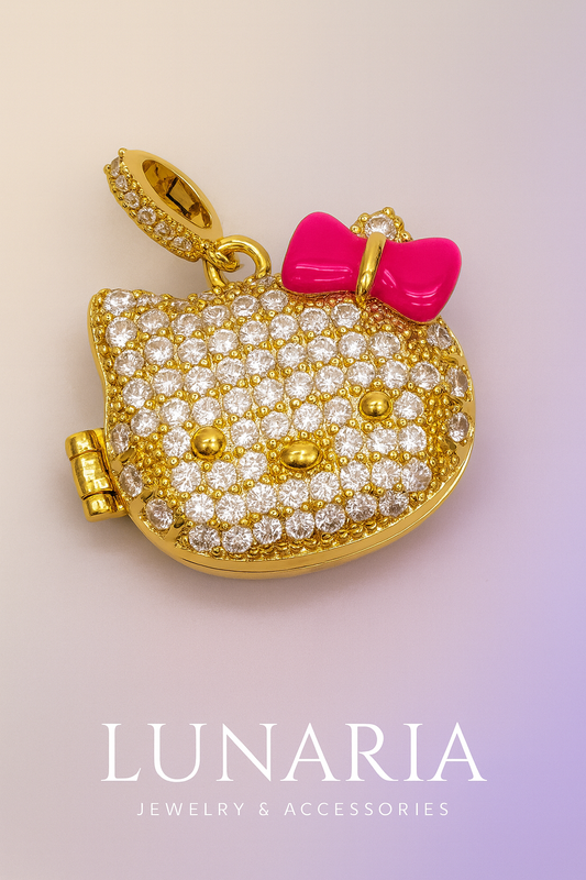 Dije Relicario de Hello Kitty