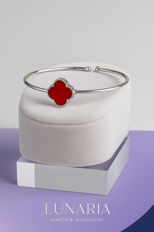 Brazalete Trebol rojo