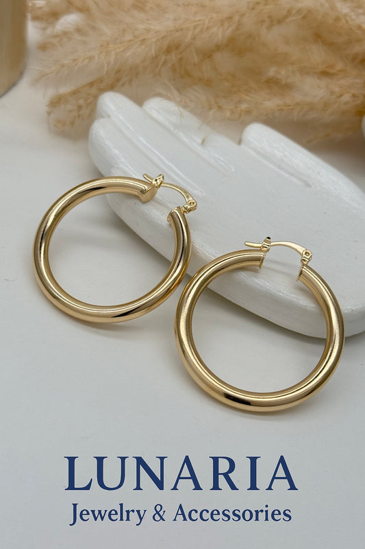 Candongas en Oro Laminado 18k